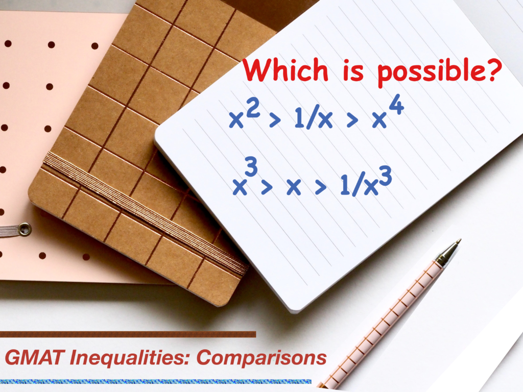 GMAT Inequalities comparisons powers of x
